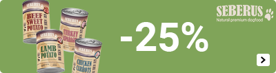 SEBERUS NATVOER 25% korting DOG