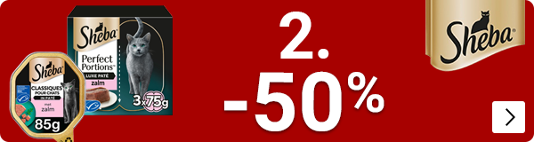 sheba kattenvoer 70-85 gram 2e halve prijs CAT