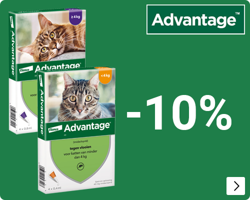 ADVANTAGE 10% korting DOG CAT