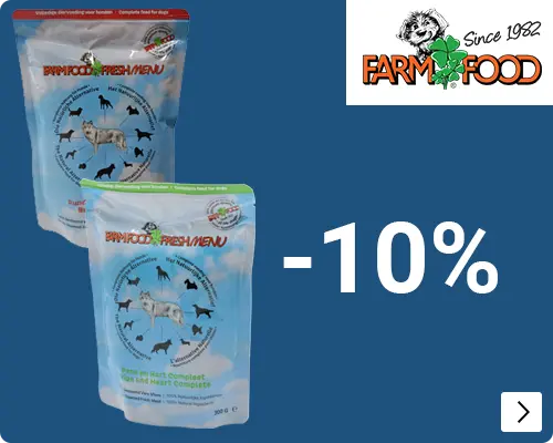Farm food diverse acties Fresh menu 10% korting DOG