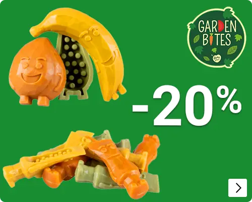 JOR-GARDEN BITES 20% korting DOG