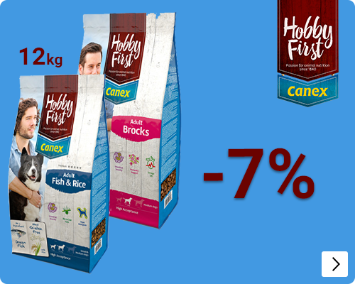 Hobbyfirst Canex 12kg hondenvoer 7% korting DOG