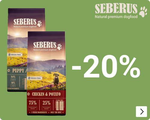 SEBERUS DROOGVOER 20% korting DOG