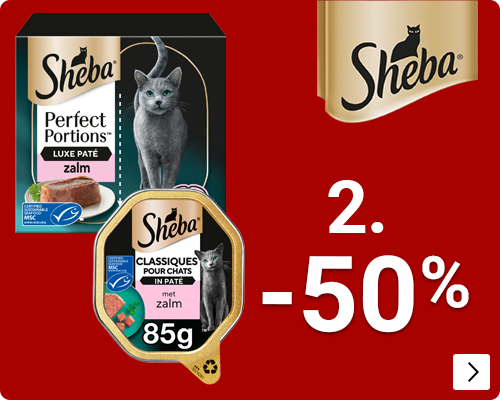 sheba kattenvoer 70-85 gram 2e halve prijs CAT