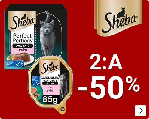 sheba kattenvoer 70-85 gram 2e halve prijs CAT