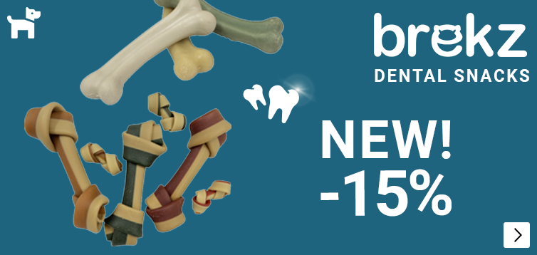 INTRODUCTIE BREKZ DENTAL SNACKS 15% korting DOG