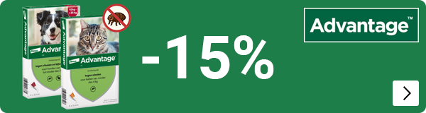 ADVANTAGE 15% korting DOG CAT in FR alleen CAT