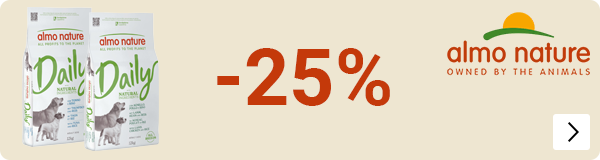 ALMO droogvoer 25% korting DOG