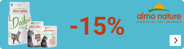 ALMO droog- en natvoer 15% korting CAT