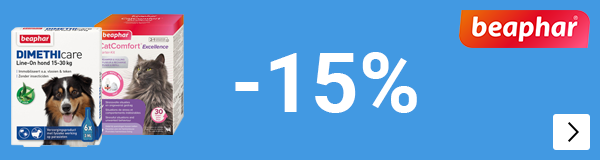 BEAPHAR 15% korting DOG CAT