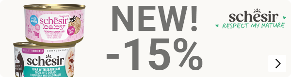 Schesir kattenvoer nieuw assortiment bij Brekz 15% korting CAT