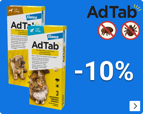 ADTAB 10% korting DOG CAT