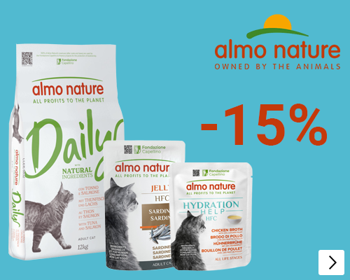 ALMO droog- en natvoer 15% korting CAT