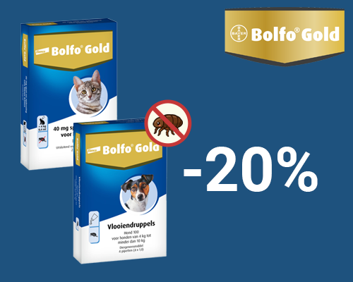 BOLFO 20% korting DOG CAT