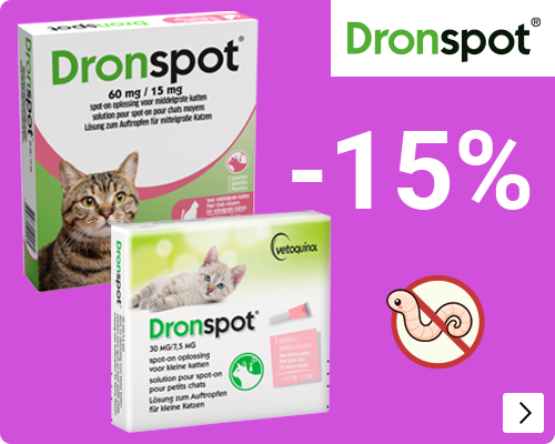 DRONSPOT 15% korting DOG CAT