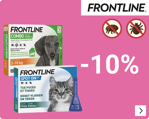 FRONTLINE BELGIE 10% korting DOG CAT
