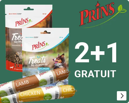 Prins Nature care treats en worsten 2+1 gratis DOG