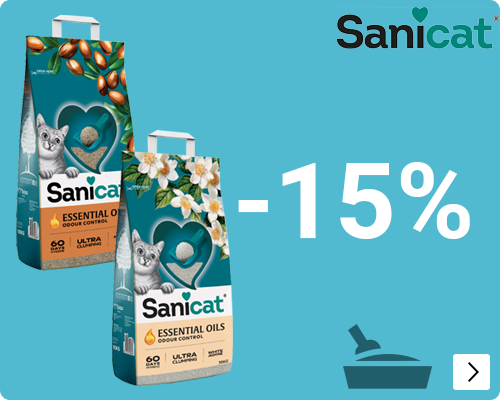 SANICAT OILS 15% korting CAT