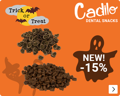 INTRODUCTIE CADILO DENTAL SNACKS 15% korting CAT