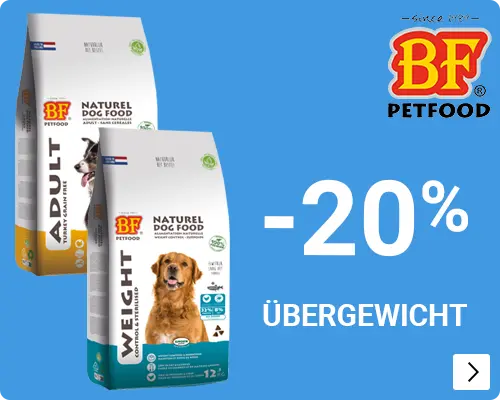 BF PETFOOD 20% korting WEIGHT DOG