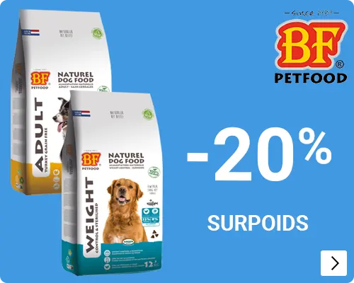 BF PETFOOD 20% korting WEIGHT DOG