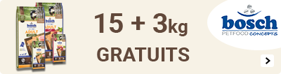 BOSCH 15+3KG GRATIS DOG