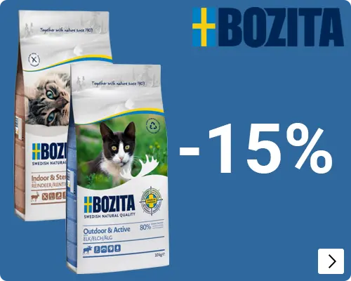 BOZITA KAT DROOGVOER 15% korting CAT