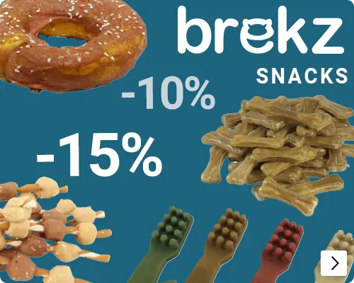 BREKZ SNACKS tot 15% korting DOG