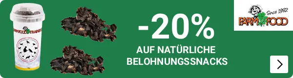 Farmfood trainers 20% korting DOG