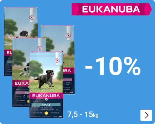 Eukanuba  diverse Grootverpakkingen 10% korting DOG