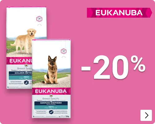 Eukanuba Breed hondenvoer 20% korting let op1 sept  tm 30 oktober DOG