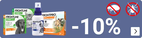 FRONTLINE en FRONTPRO 10% korting DOG CAT