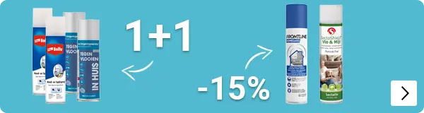 OMGEVINGS SPRAYS 1 en 1 gratis en 15% korting DOG