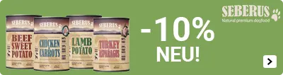 SEBERUS WETFOOD introductie 10% korting DOG
