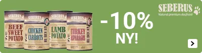 SEBERUS WETFOOD introductie 10% korting DOG