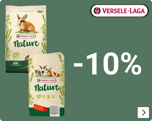 Versele Laga Nature konijnen- of Caviavoer 9 kg 10% korting