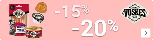 VOSKES 15% en 20% korting CAT