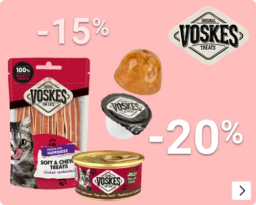 VOSKES 15% en 20% korting CAT
