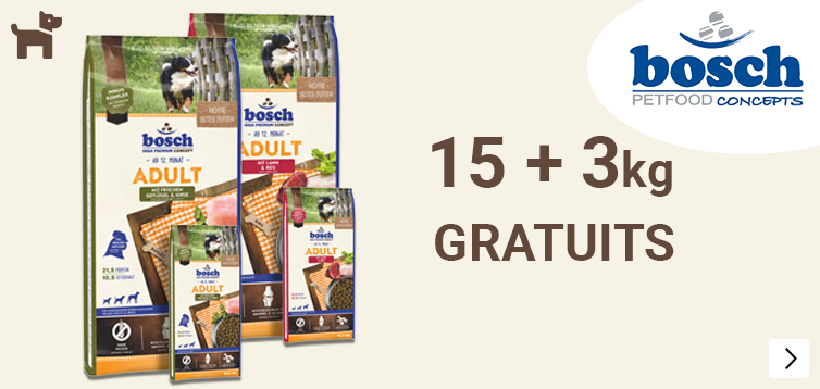 BOSCH 15+3KG GRATIS DOG