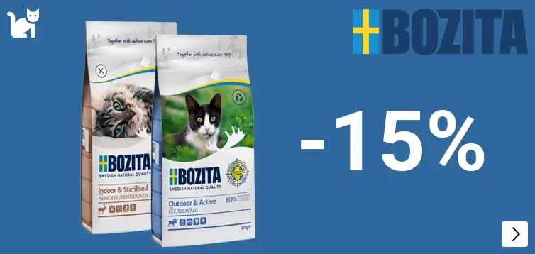 BOZITA KAT DROOGVOER 15% korting CAT