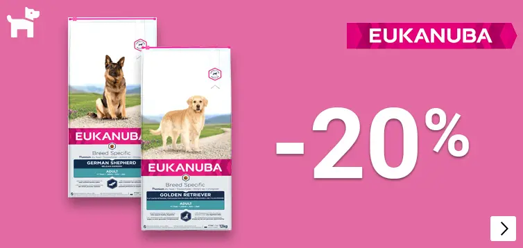 Eukanuba Breed hondenvoer 20% korting let op1 sept  tm 30 oktober DOG
