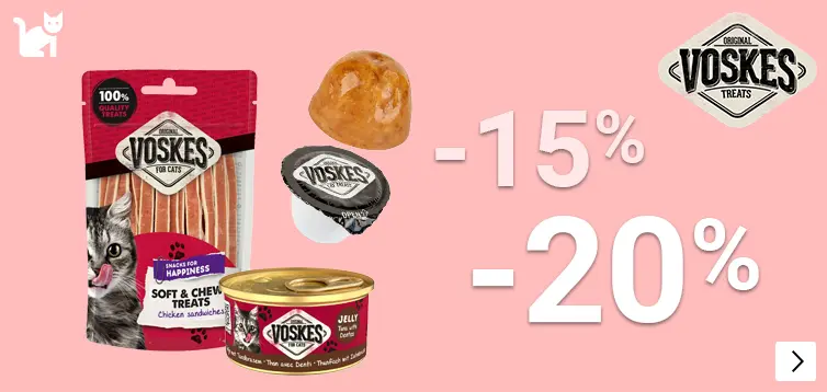 VOSKES 15% en 20% korting CAT