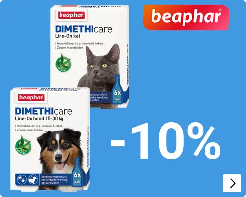 BEAPHAR DIMETHICARE 10% korting DOG CAT