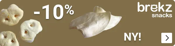 NIEUW BREKZ GEPOFTE NATUURSNACKS 10% korting DOG