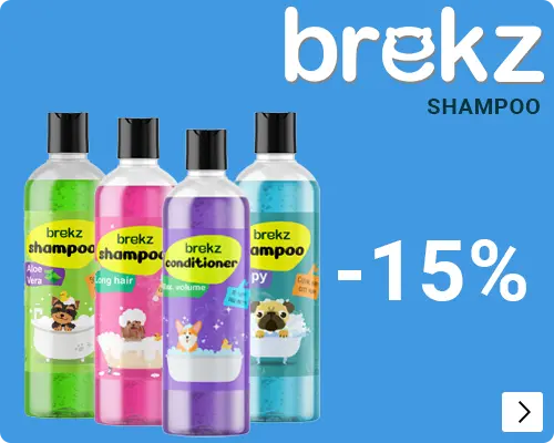 BREKZ SHAMPOOS 15% korting DOG