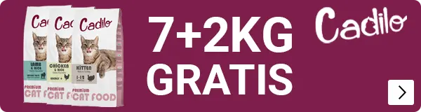 CADILO 7+2kg gratis CAT