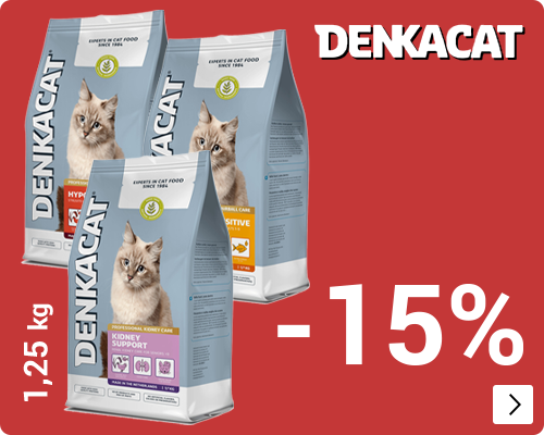 Denkacat kattenvoer 15% korting CAT