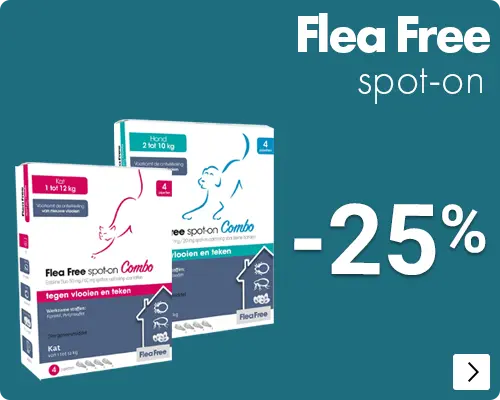 FLEA FREE 25% korting DOG CAT