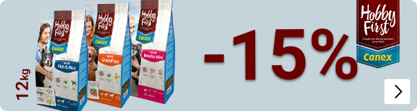 HobbyFirst Canex 12 kg hondenvoer 10% korting