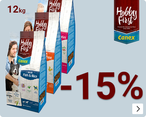 HobbyFirst Canex 12 kg hondenvoer 10% korting